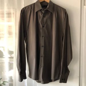 EXPRESS DESIGN STUDIO Men's Long-sleeve Dress Shirt Size XXL (18-18.5)